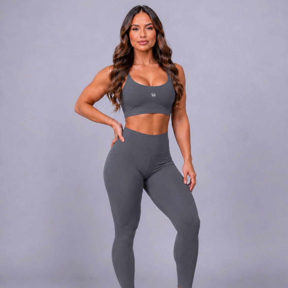 Conjunto Feminino Fitness - Calça legging com Cintura alta