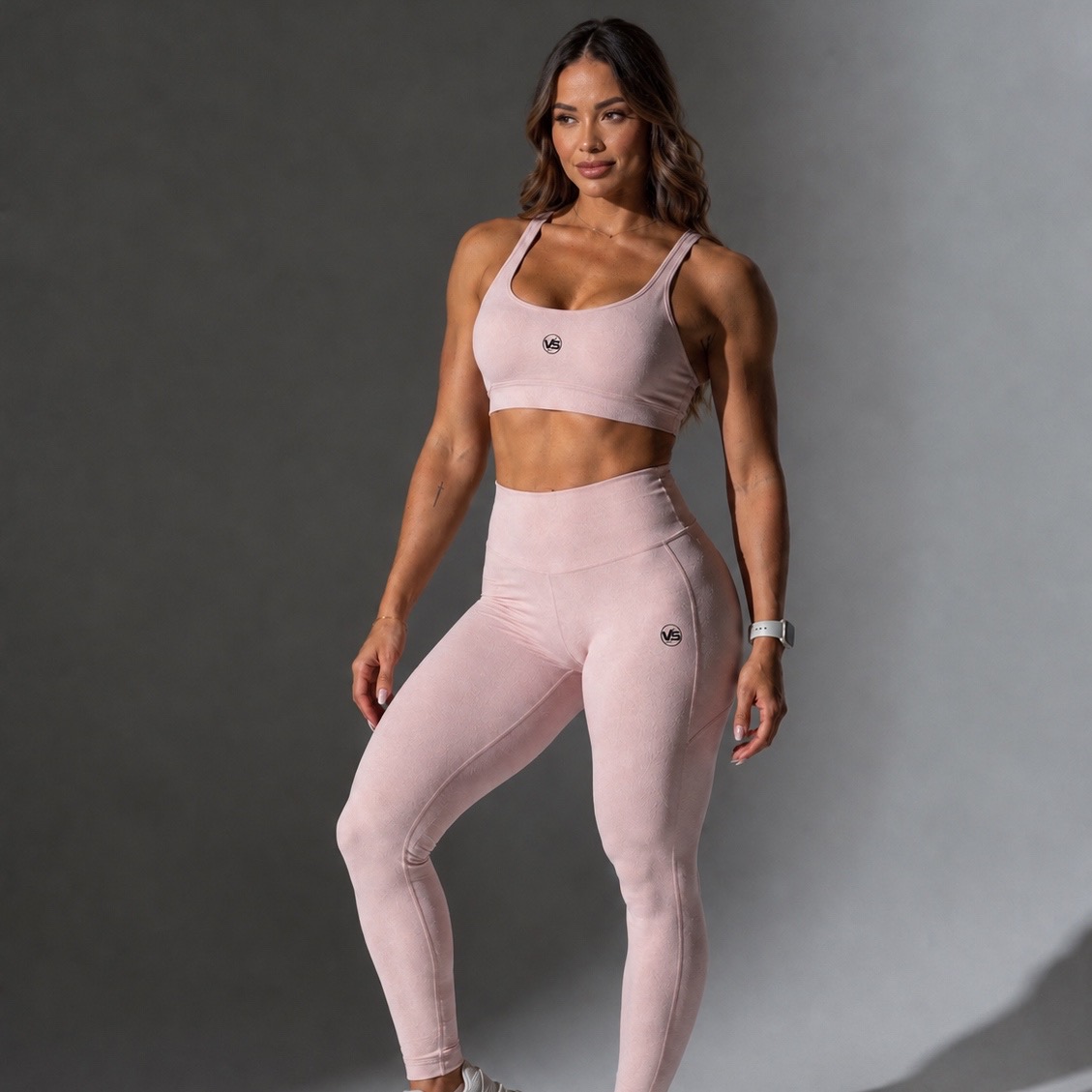 Conjunto Feminino Fitness - Calça Legging Com Cintura Alta, Bolso lateral